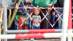 Flüchtlinge, Geflüchtete, Kind, Menschen, Sommer, 2015, Flüchtlingssommer, Flüchtlingskrise, Ankunft