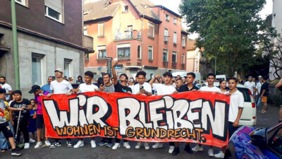 Demo, Demonstration, Menschen, Protest, Wohnen, Marxloh, Duisburg, Wohnung