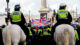 Demonstration, Demo, Rechtsextremisten, Rechtsextremismus, Großbritannien, London, Polizei, Pferd