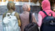 Frauen, Kopftuch, Religion, Islam, Muslime, Religionsfreiheit, Rucksack