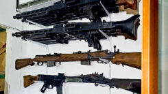 Waffen, Gewehr, Polizei, Waffensammlung, Waffenlager