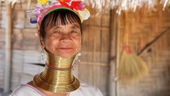 Langhalsfrau, Giraffenfrau, Frauen, Thailand, Chiang Rai, Kultur, Tourismus, Rassismus