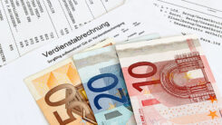 Lohn, Gehalt, Verdienstabrechnung, Geld, Geldscheine, Euro, Arbeiter, Arbeitnehmer