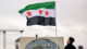 Syrien, Syrisch, Syrer, Bundeskanzleramt, Fahne, Flagge, Berlin, Politik