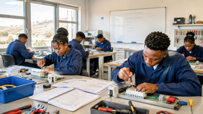 Afrika, Ausbildung, Lehre, Bildung, Jungen, Mädchen, Jugendliche, Fachkräftemangel, Fachkräfte, Schule