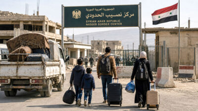 Syrien, Migration, Flucht, Koffer, Familie, Vater, Mutter, Kind, Koffer, Syrer, Rückkehr