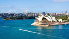 Australien, Sydney, Opfernhaus, Meer, Stadt, Panorama