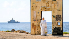 Papst, Leo, Italien, Lampedusa, Flüchtlinge, Migranten, Meer, Küstenwache