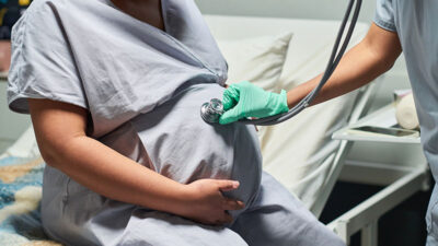 Schwangerschaft, Mutter, Baby, Untersuchung, Arzt, Krankenhaus
