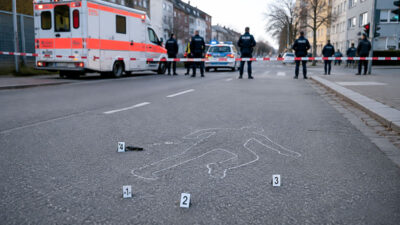 Polizei, Krankenwagen, Mord, Schuss, Pistole, Verbrechen, Straftat