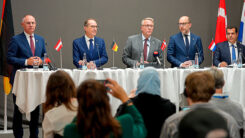 Österreich, Innenminister, Gerhard Karner, Alexander Dobrindt, Dänemark, Migrationsminister, Morten Boedskov, Niederlande, Bart van den Brink, Griechenland, Thanos Plevris, Return Hubs