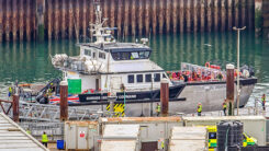 Dover, Hafen, Schiff, Boot, Flüchtlinge, Geflüchtete, Ärmelkanal, Großbritannien, Frankreich