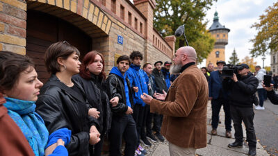 Synagoge, Halle, Gedenken, Tillschneider, AfD, Politiker, Juden, Studierende