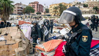 Flüchtlingslager, Spanien, Ceuta, Exklave, Flüchtlingspolitik, Flüchtlingscamp