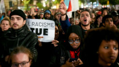 Frankreich, Paris, Demo, Demonstration, Rassismus, Rechtsextremismus, Gewalt